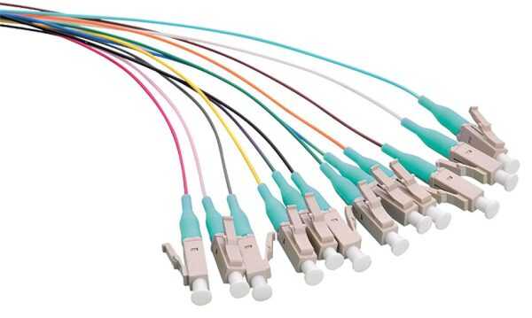 LOGON PROFESSIONAL Fiber Pigtail Set 12x LC OM3