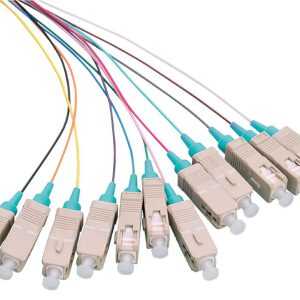 LOGON PROFESSIONAL Fiber Pigtail Set 12x SC OM3