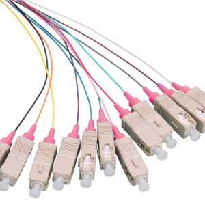 LOGON PROFESSIONAL Fiber Pigtail Set 12x SC OM4