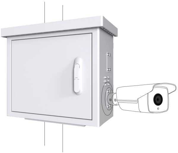 Lanview Midi Radius Pole Mounted CCTV