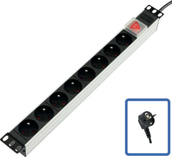 Lanview POWER STRIP 19" - 8 WAY -