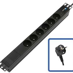 Lanview POWER STRIP 19" - 6 WAYS - 1U