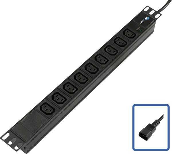 Lanview POWER STRIP 19" - 9 WAYS - 1U