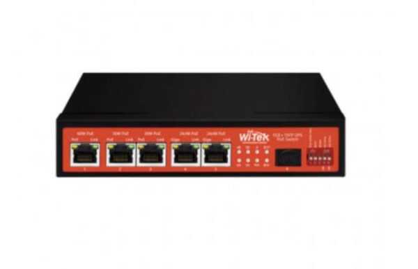 Wi-Tek 5GE+1SFP UNMANAGED UPS