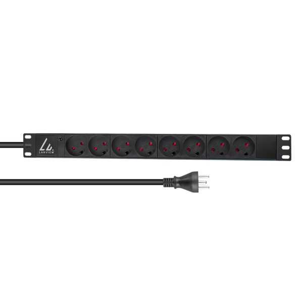 Lanview 19'' rack mount power strip,