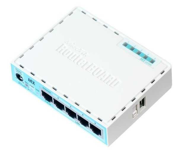 MikroTik 5x Gigabit Ethernet, Dual Core