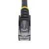 10m Black Snagless Cat5e Patch Cable