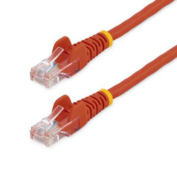 0.5m Red Snagless Cat5e Patch Cable