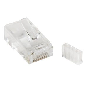 Solid Wire Cat 6 Modular Plug - 50 Pack