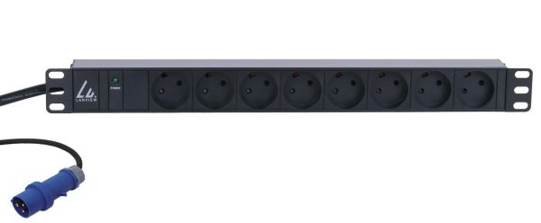 Lanview 19'' rack mount power strip,