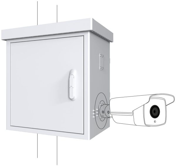 Lanview Maxi Radius Pole Mounted CCTV