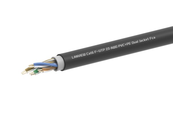 Lanview CAT6 F/UTP PVC+PE Dual Jacket