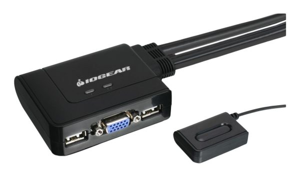 IOGEAR 2-Port USB KVM Switch VGA