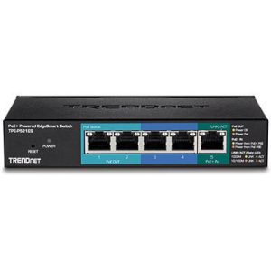 TRENDnet 5-Port Gigabit PoE+ Powered