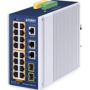 Planet IP30 Industrial L2/L4 16-Port