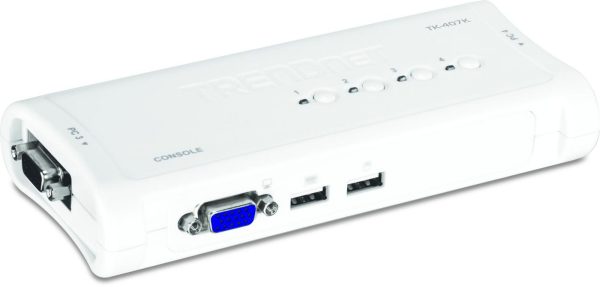 TRENDnet 4-Port USB KVM Switch Kit