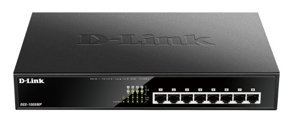 D-Link 8-Port Desktop Gigabit PoE+