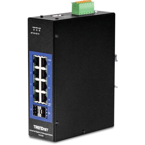 TRENDnet 10-Port Industrial Gigabit L2