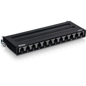 TRENDnet 12-port Cat6a Shielded Wall