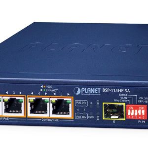 Planet 5-Port Hybrid PoE Solar PoE