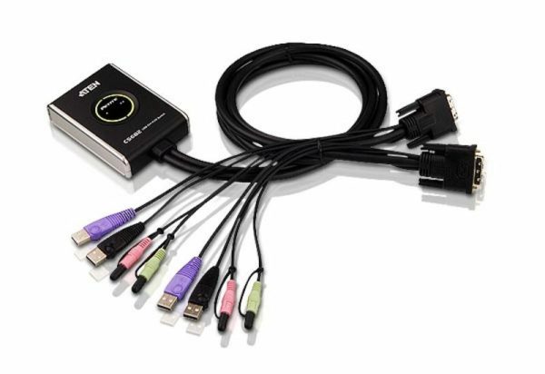 Aten CS682 2-Port Cable KVM Switch